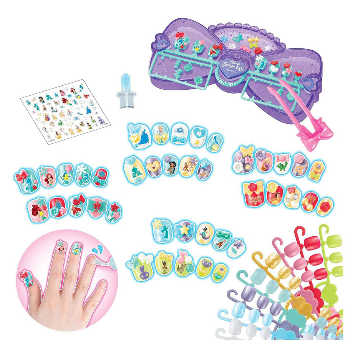 Aquabeads Nagelstudio Disney Prinzessin