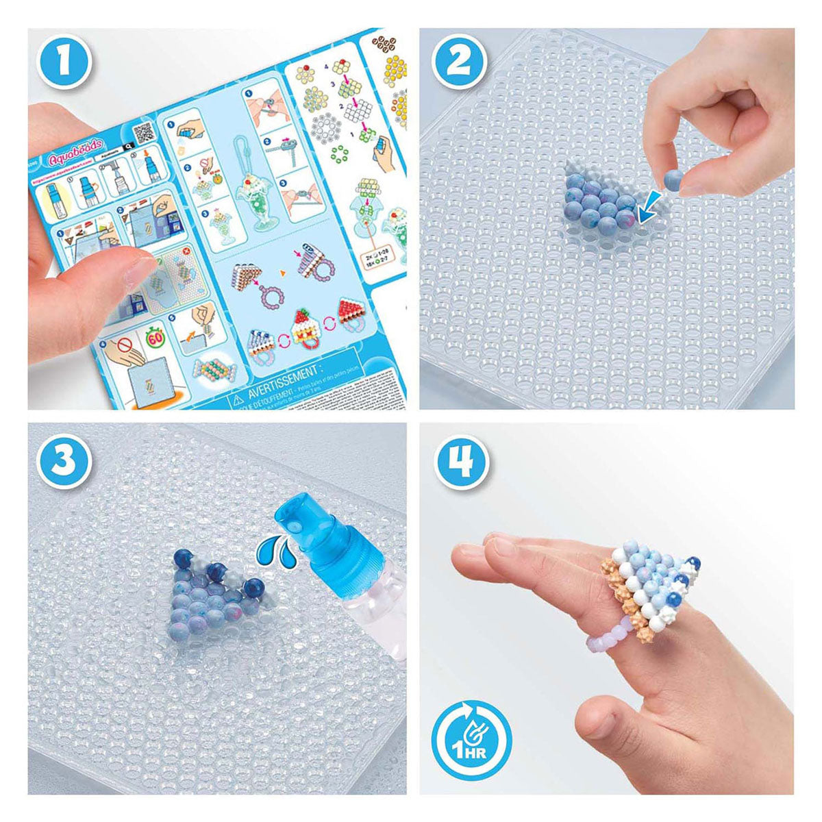 Aquabeads Bastelset süße Accessoires