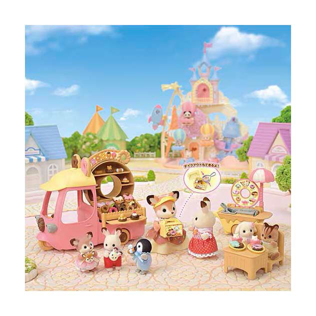 Sylvanian Family 5808 Dip-Dip-Donut-Wagen