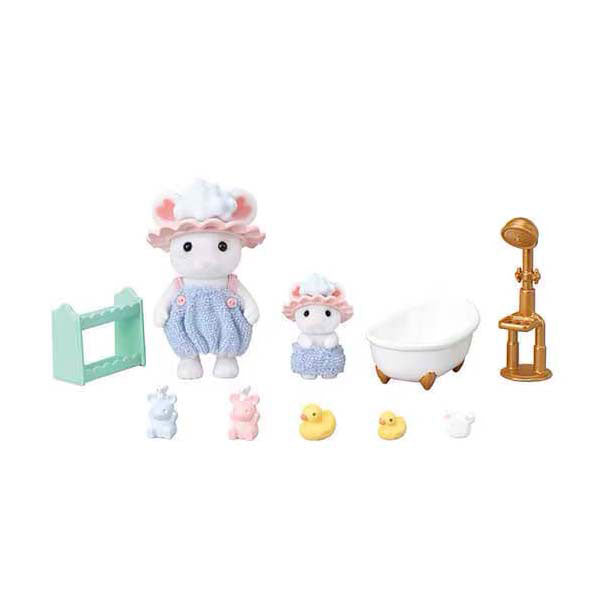Sylvanian Family 5805 Schaumbadzeit Bruder Schwester