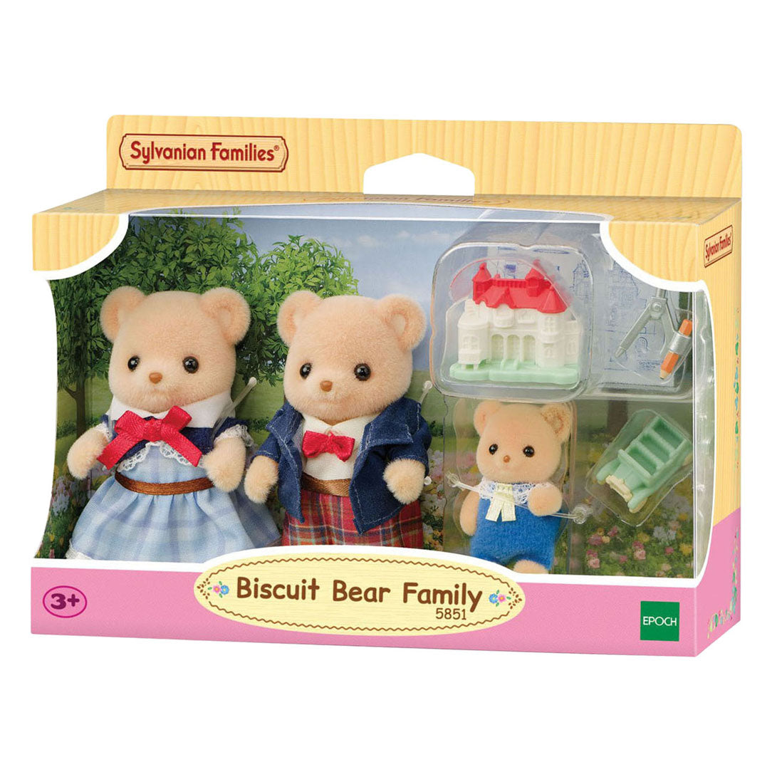 Sylvanian families 5851 familie biscuit beer- extra fluffy zacht