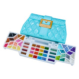 Aquabeads Designstudio (Tasche) – komplettes Bastelset 1400 Perlen in 48 Farben – inklusive praktischer Mitnahmetasche und Sortierschale