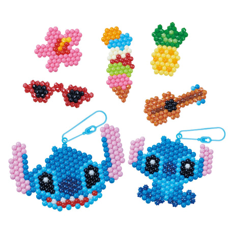 Aquabeads Stitch Schlüsselanhänger-Set (700 Perlen) Bastelset – Perlen, die am Wasser haften