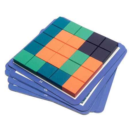 Bs Toys Quadratisches Puzzle – Lernspielzeug – Holz – ab 6 Jahren – Kinderspiel – Geschenk Kind