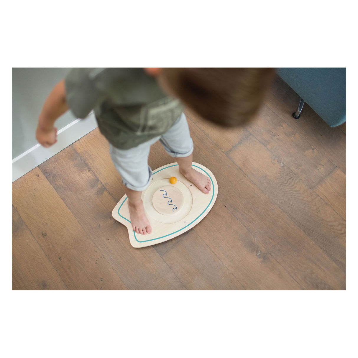 BS Toys Balance Surfboard Wood - Gleichgewichtsspiel