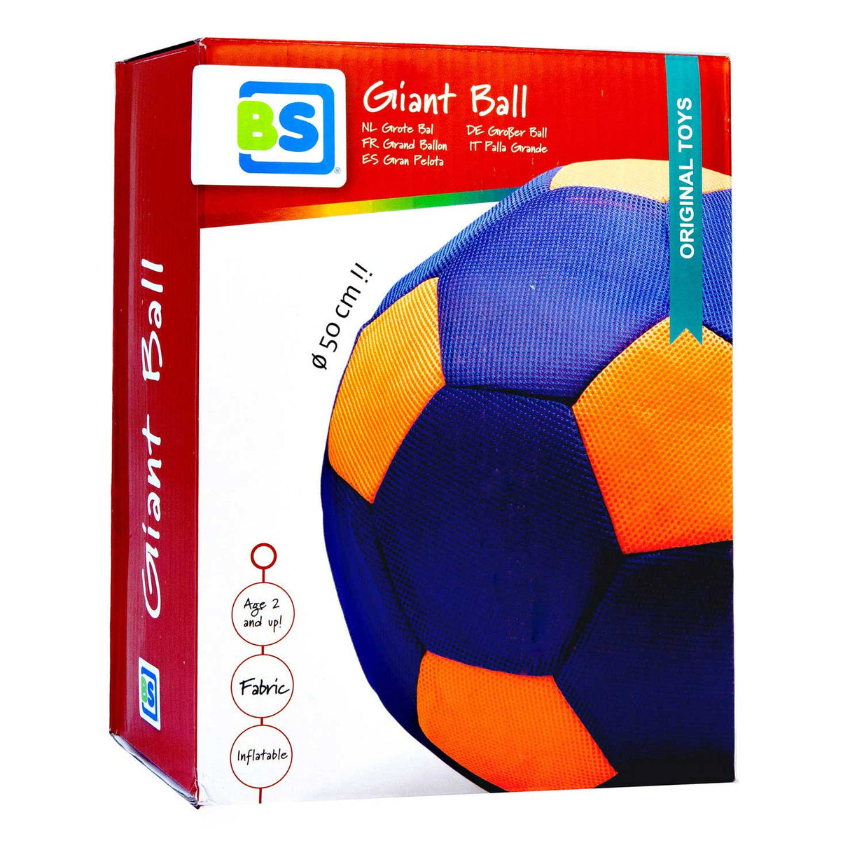 BS Toys grande Oplaasbal Ball, 50 cm