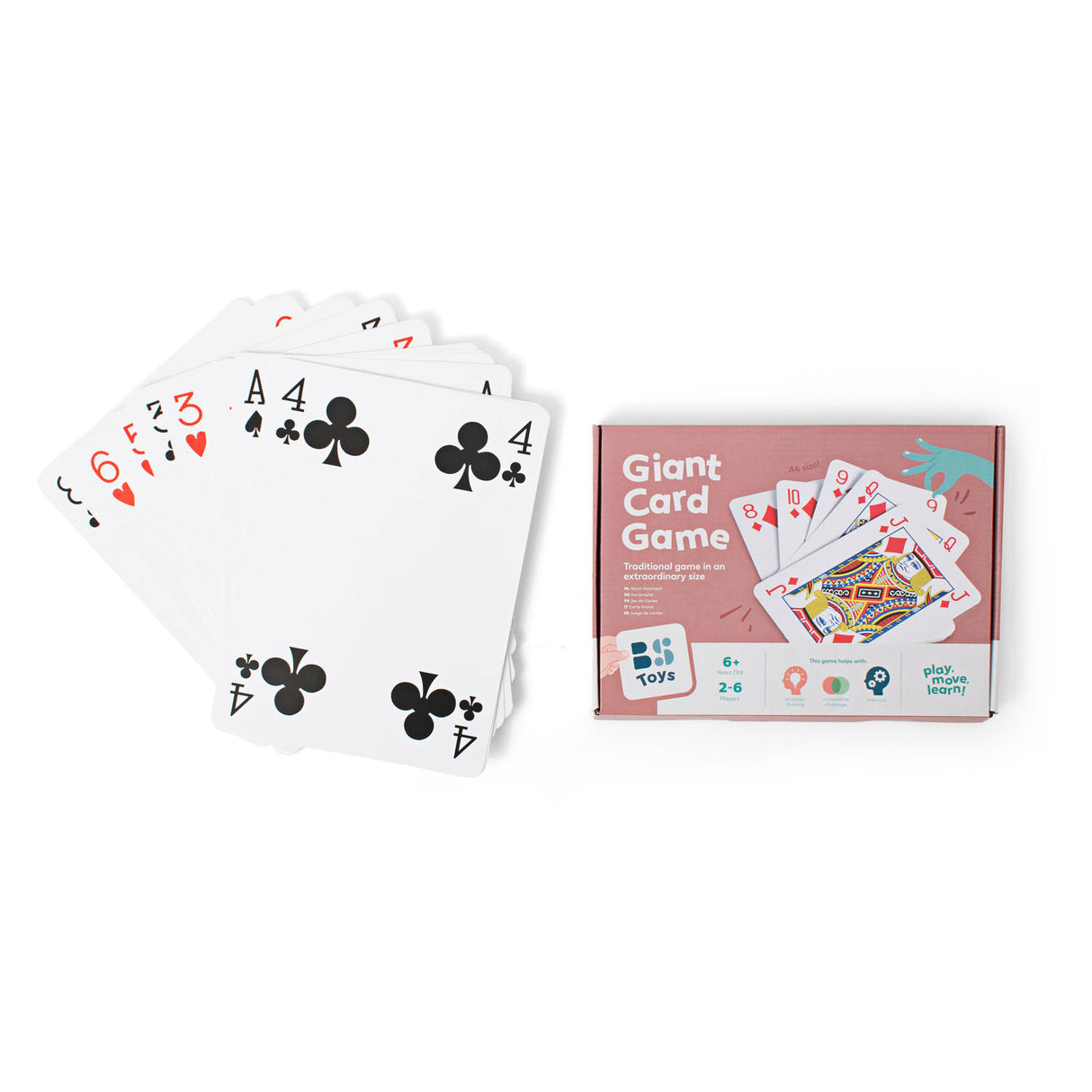 Bs Toys große Spielkarten, 54-tlg.