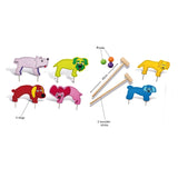 Bs Toys Holz-Krocket-Junior-Outdoor-Spiel