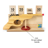 BS Toys Wooden Shooting Game con Target, 14dlg.