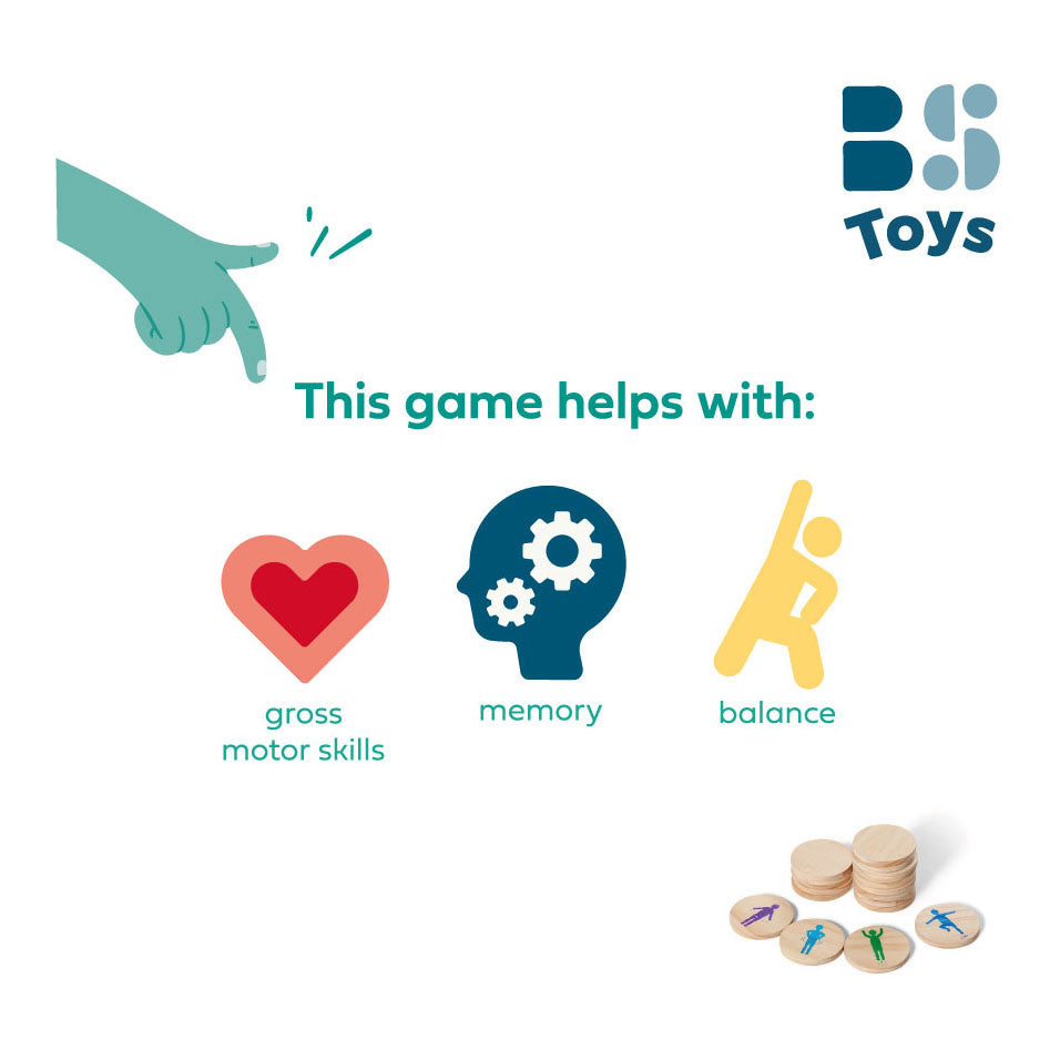 Bs Toys Moves Bewegungsspiel, 18-tlg.