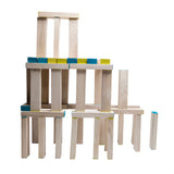 Bs Toys Mega Wackelturm-Spiel aus Holz, 61-tlg.