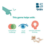 Bs Toys Mega-Dominospiel aus Holz, 28-tlg.