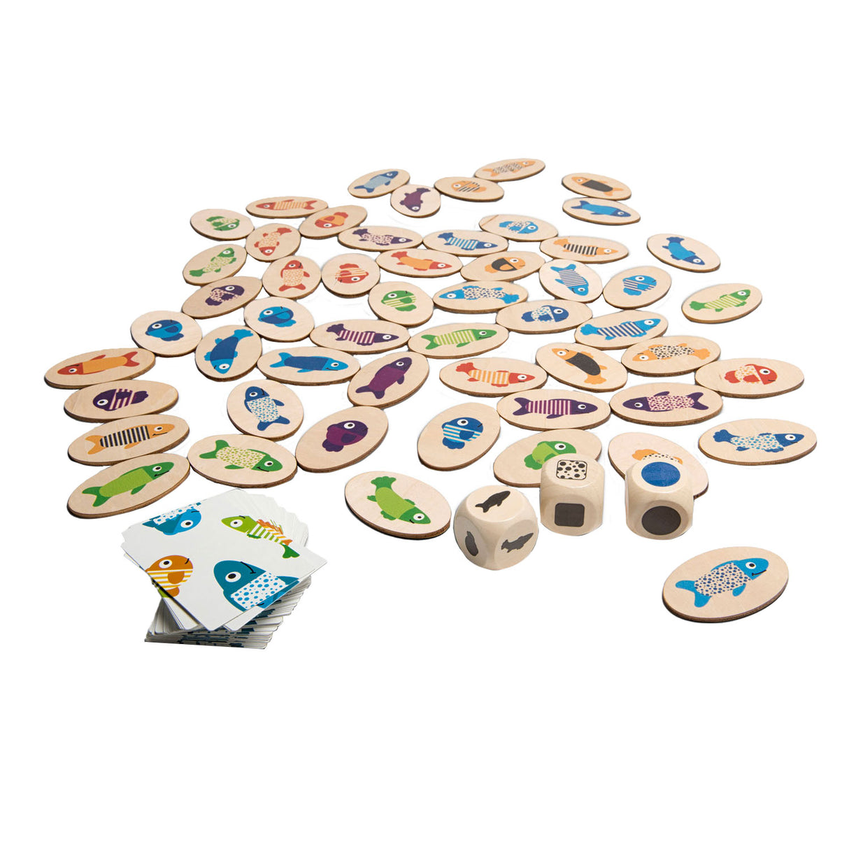 Bs toys houten spel vind de vis