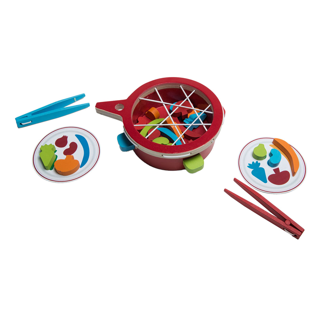 BS Toys Match The Veggie Wooden Vegetable Game, 30dlg.