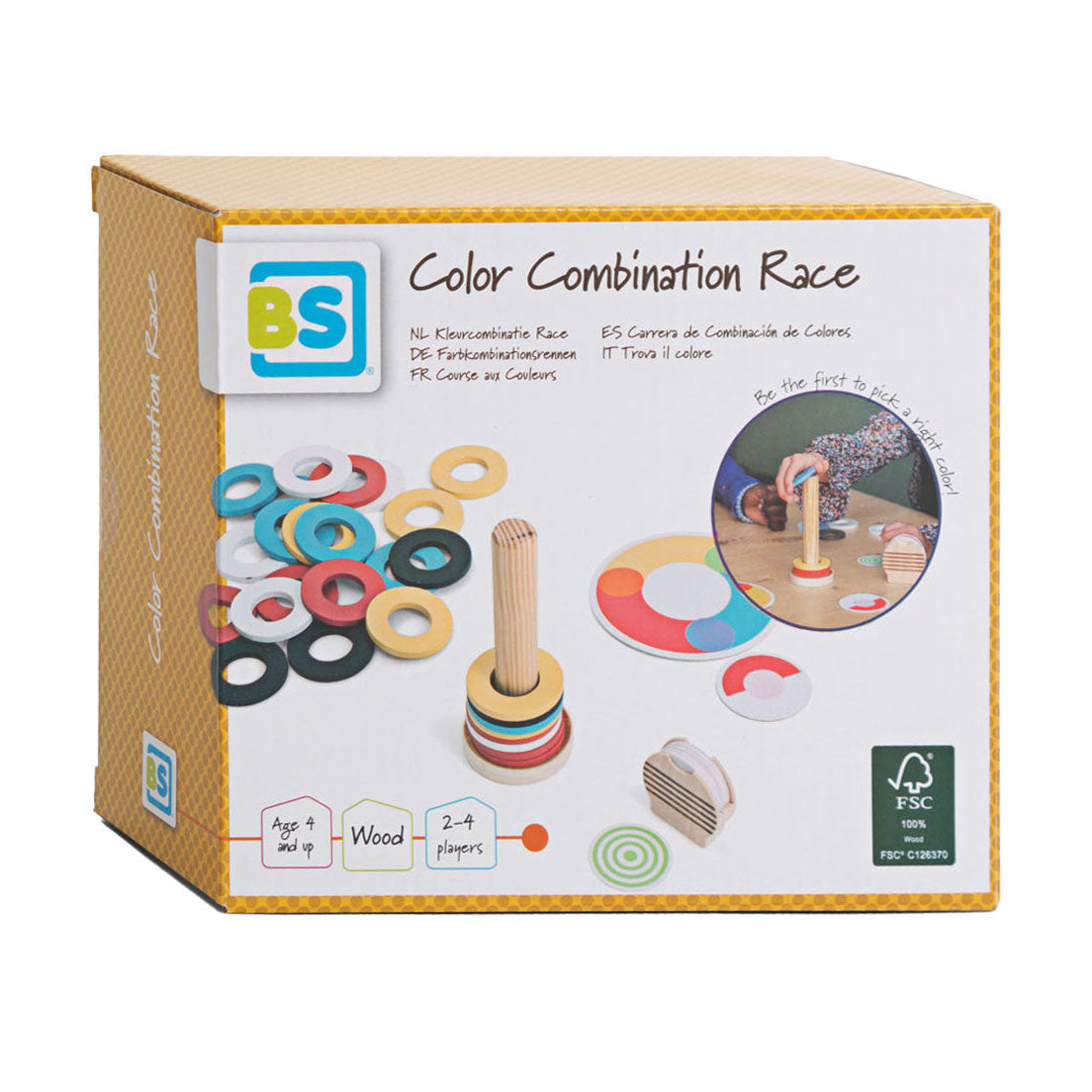 BS Toys Toys Color Combination Race Game