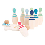 BS Toys wooden bowling set, 12dlg.