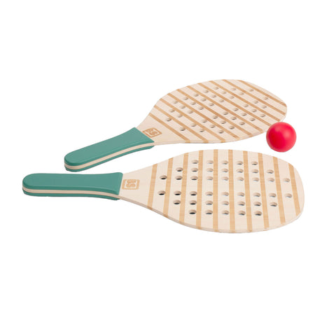 Bs Toys Holz-Padelschläger – Padelschläger – Padelschläger für Kinder – Outdoor-Spielzeug für Kinder – Lernspielzeug – Geschenk für Kinder – Holzspielzeug – Outdoor-Spielzeug – Strandspielzeug – Sport