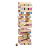 BS Toys Riesiger Zahlenturm aus Holz – 46-tlg.