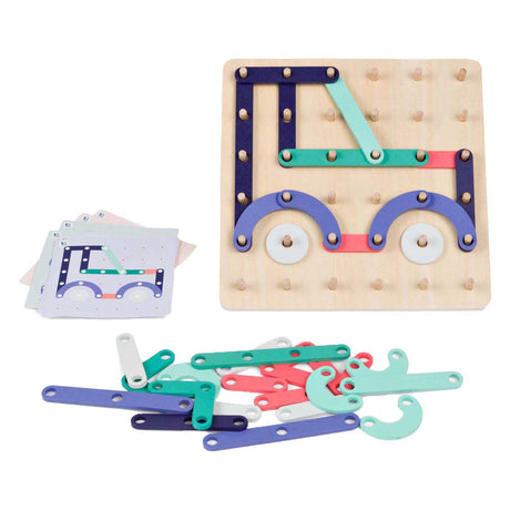 BS Toys Holz-Geoplanke – 40 Stück.