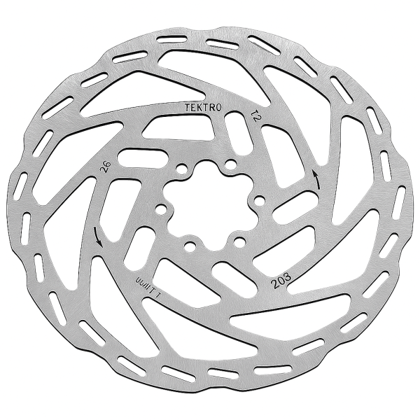 Tektro Bremsscheibe TR203-54 203mm 2,3mm 6-Loch Silber
