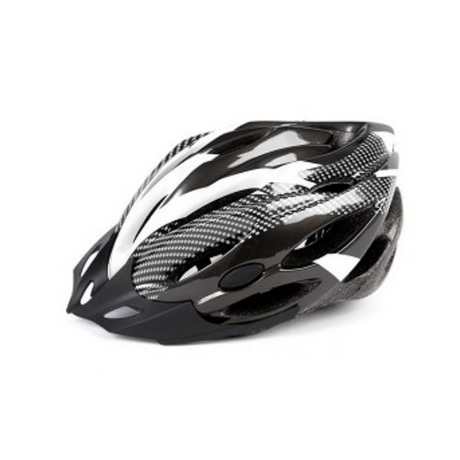 Mirage Helm L 58-62 Silberschwarz Weiß