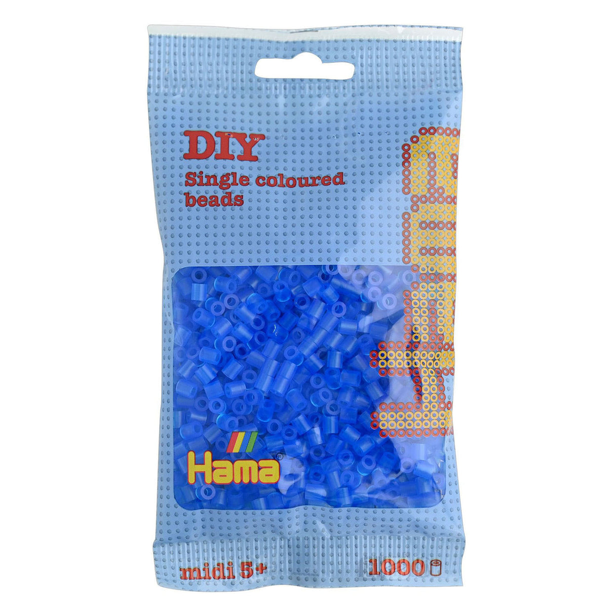 Hama Iron Beads Blue Transparent (015), 1000st.