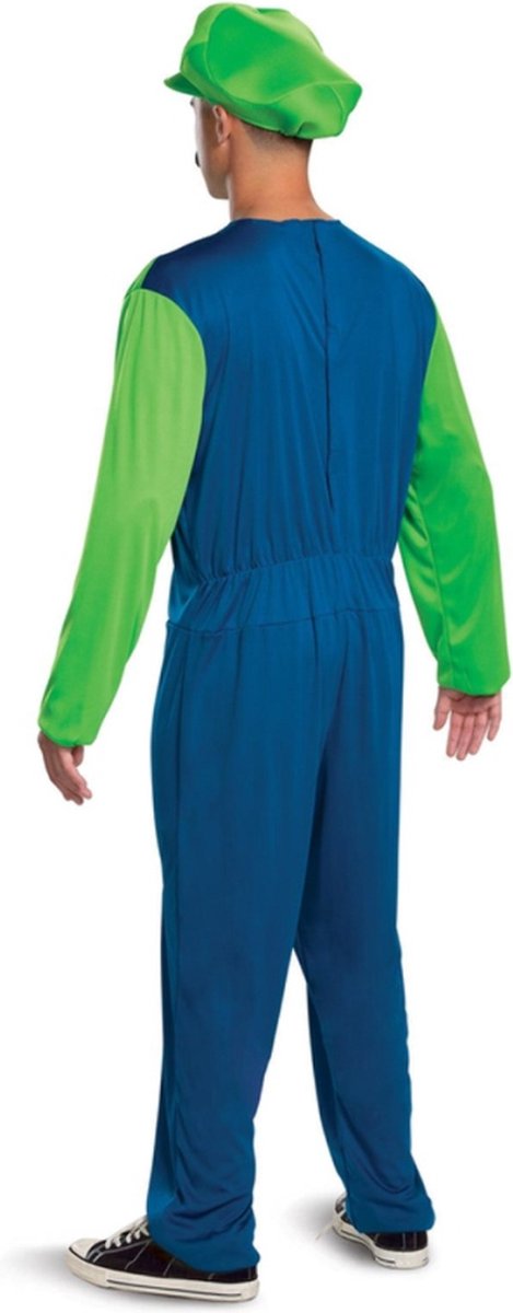 Disguise Nintendo Super Mario Brothers Luigi Classic Kostüm – XL – Blau Grün