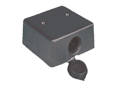 12V Wandsteckdose Uni Aufputz mit Abdeckung