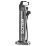 Fahrradpumpe universal (AV, DV, FV) 13 Bar Stahlgrau