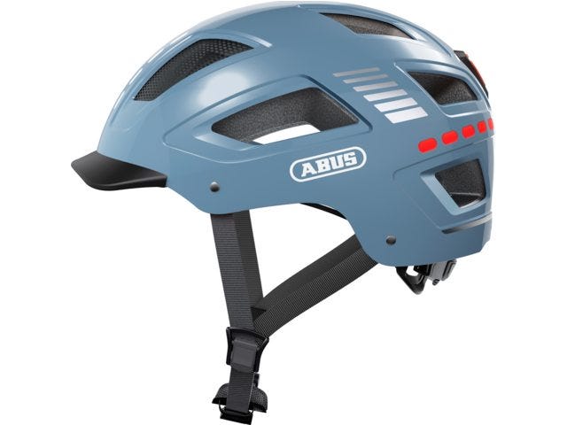Abus Hyban 2.0 LED-Signal - Fahrradhelm-Signalgletscher XL (58 - 63 cm)