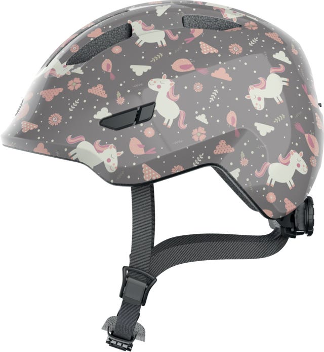 Abus Helm Smiley 3.0 grauer Hgoudse M 50-55 cm