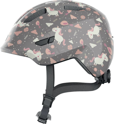 Abus Helm Smiley 3.0 grauer Hgoudse M 50-55 cm