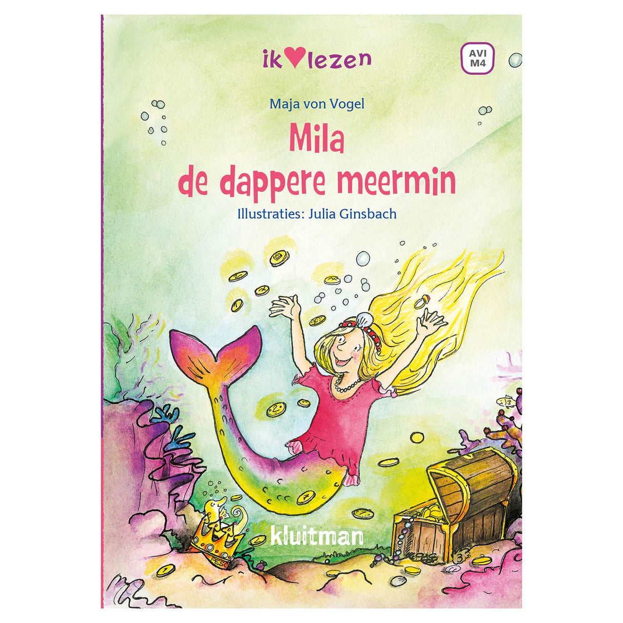 Uitgeverij kluitman mila de dappere meermin avi m4