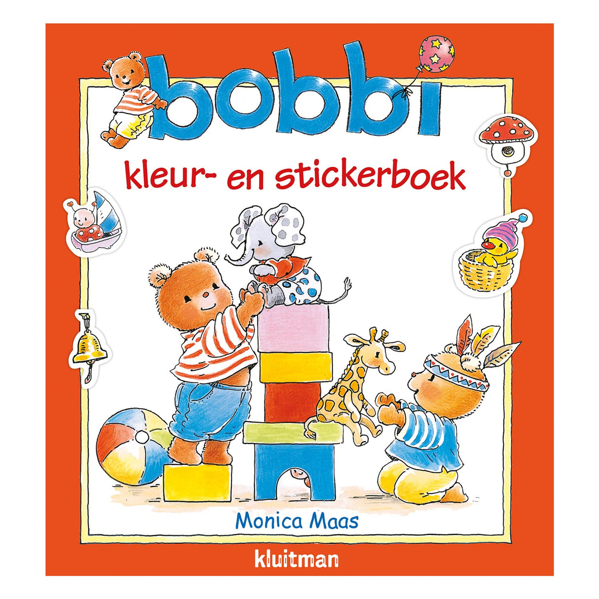 Uitgeverij Kluitman Bobbi kleuren stickerboek