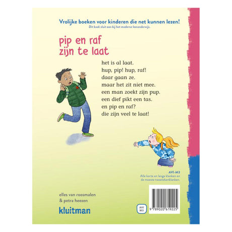 Uitgeverij Kluitman Lees lees lees pip en raf zijn te laat (AVI-M3)