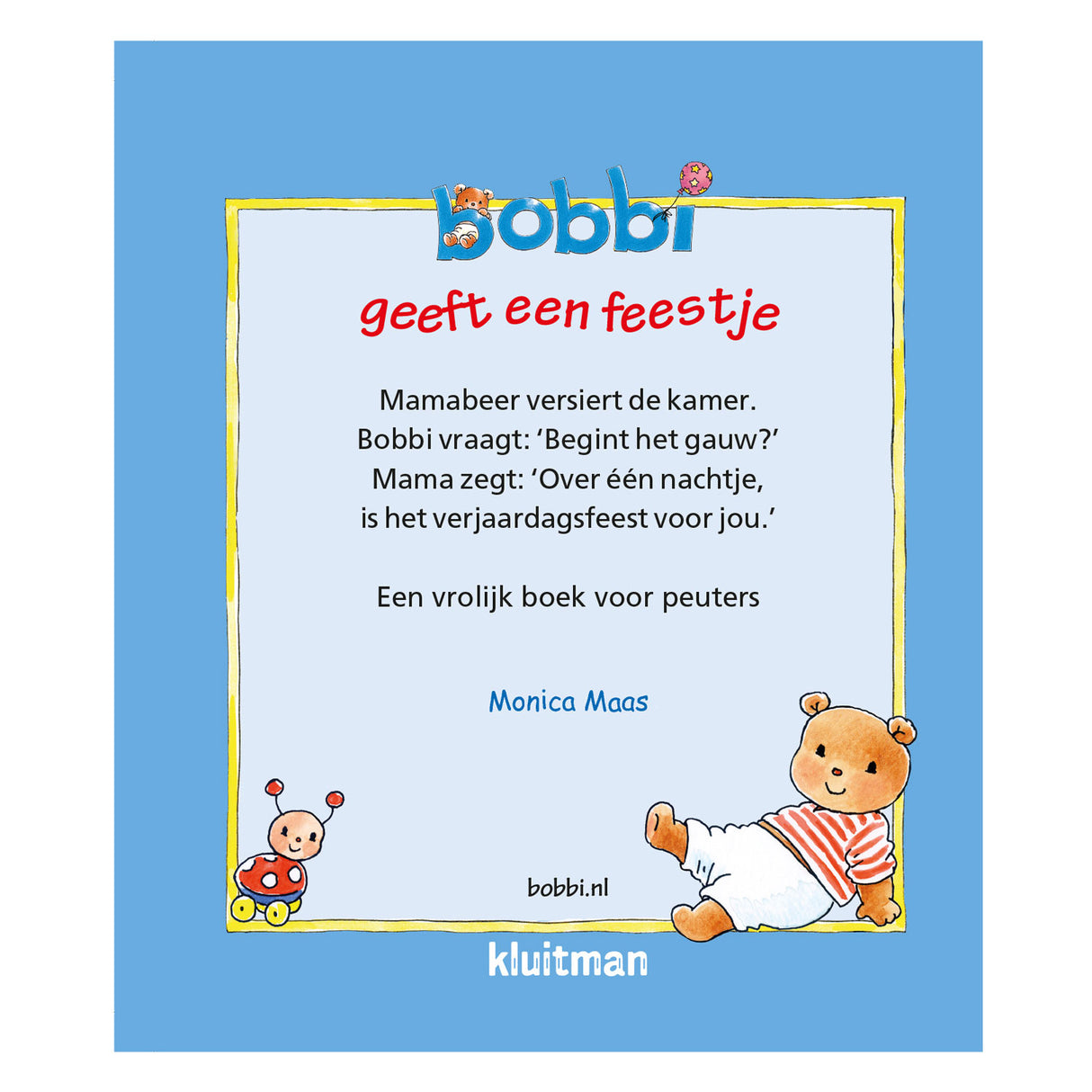 Uitgeverij Kluitman Bobbi Geeft een Feestje Uitdeelboekjes, 10st.