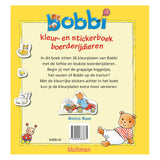 Herausgeber Kluitman Bobbi Colors Sticker Book Farm Diere