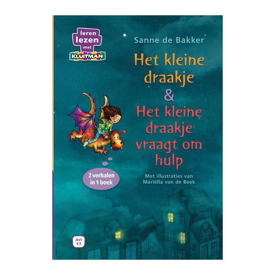 Kluitman Publishers lernen mit Kluitman lesen. der kleine Drache 2-in-1