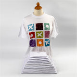 Creativ Company T-Shirt weiß mit Rundhalsausschnitt aus Baumwolle, 3-4 Jahre
