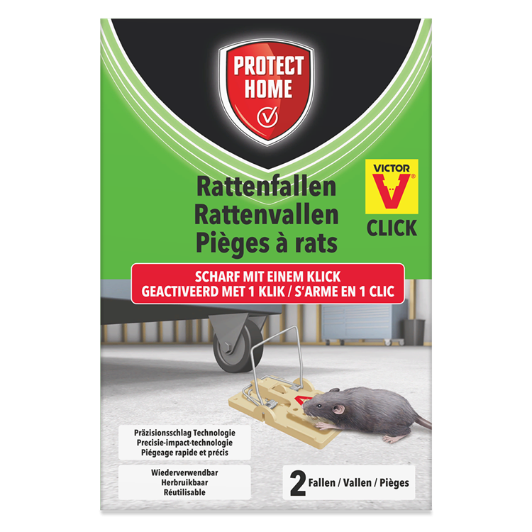 Pro-tect 1066345 - val ratten plastic 2 stuks | 2 stuks