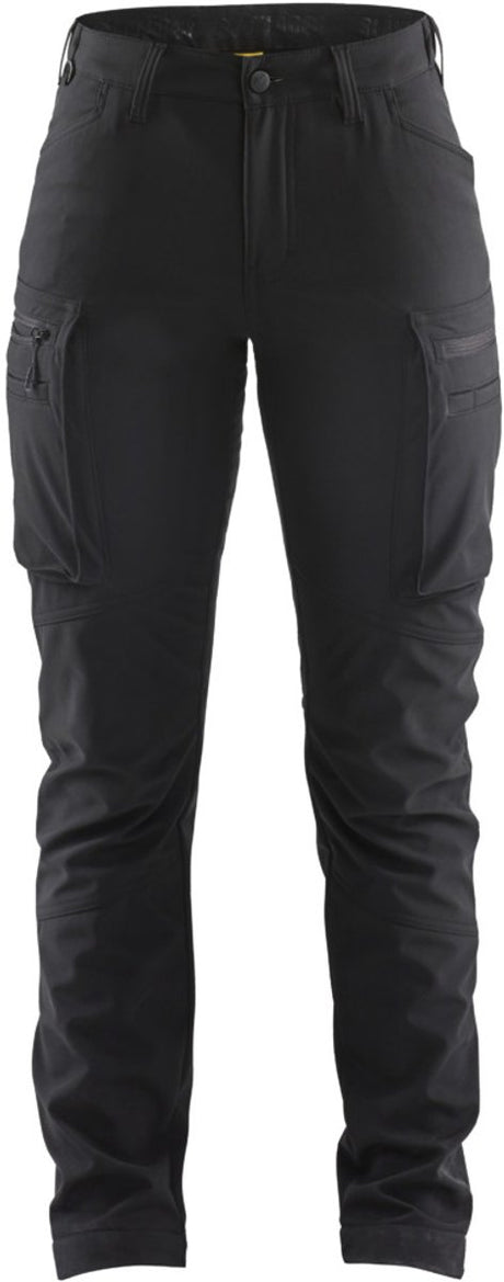 Blåkläder Blaklader 7177-2513 Damen-Softshell-Service-Winterarbeitshose – Schwarz – C36