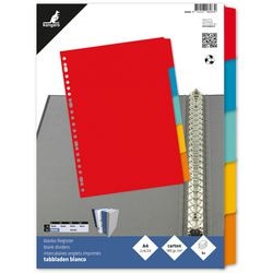Kangaro tabbladden - a4 - blanco - 5-delig