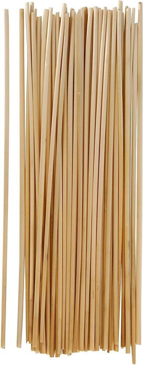 Creativ Company Strohdekoration – Naturstroh – DIY-Bastelmaterial – Stroh für Miniaturen – Bauernhofdekoration – handgemachte Blumendekoration – natürliche Tischdekoration – L 22 cm – Stärke 1–3 mm – 50 Stück