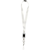 Creativ Firmen-Lanyard, L: 53 cm, B: 2 cm, weiß, 5 Stück 1 Box