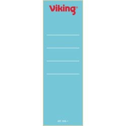Ordnerrugetiketten viking blauw 10 stuks papier