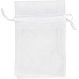 Creativ Company Organza -Taschen mit Fusselschließung