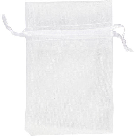 Creativ Company Organza -Taschen mit Fusselschließung