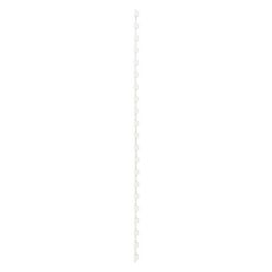 Gbc combbind bindruggen wit - a4 - 6 mm - 100 stuks