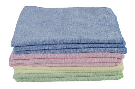 Luva microvezeldoek gebreid ca. 240-grams set ã  10 ca. 40x38 cm assorti kleur