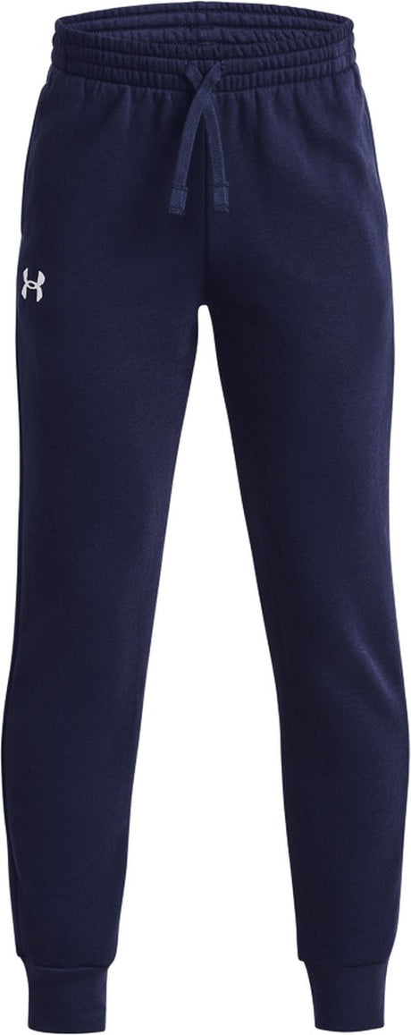 Under Armour UA Rival Fleece Jogger Unisex-Sporthose – Marineblau – Weiß